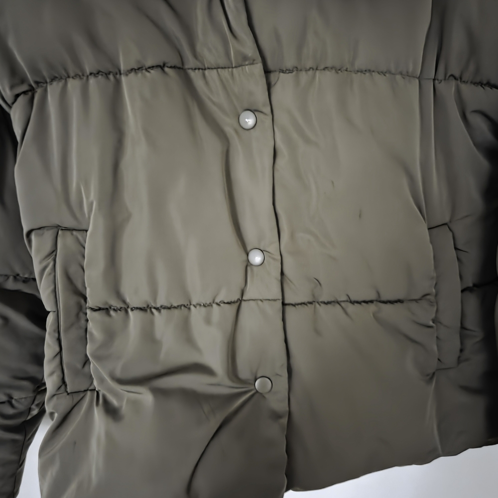 Free People Weekender Olive Green Puffer Jacket - Picture 4 of 8